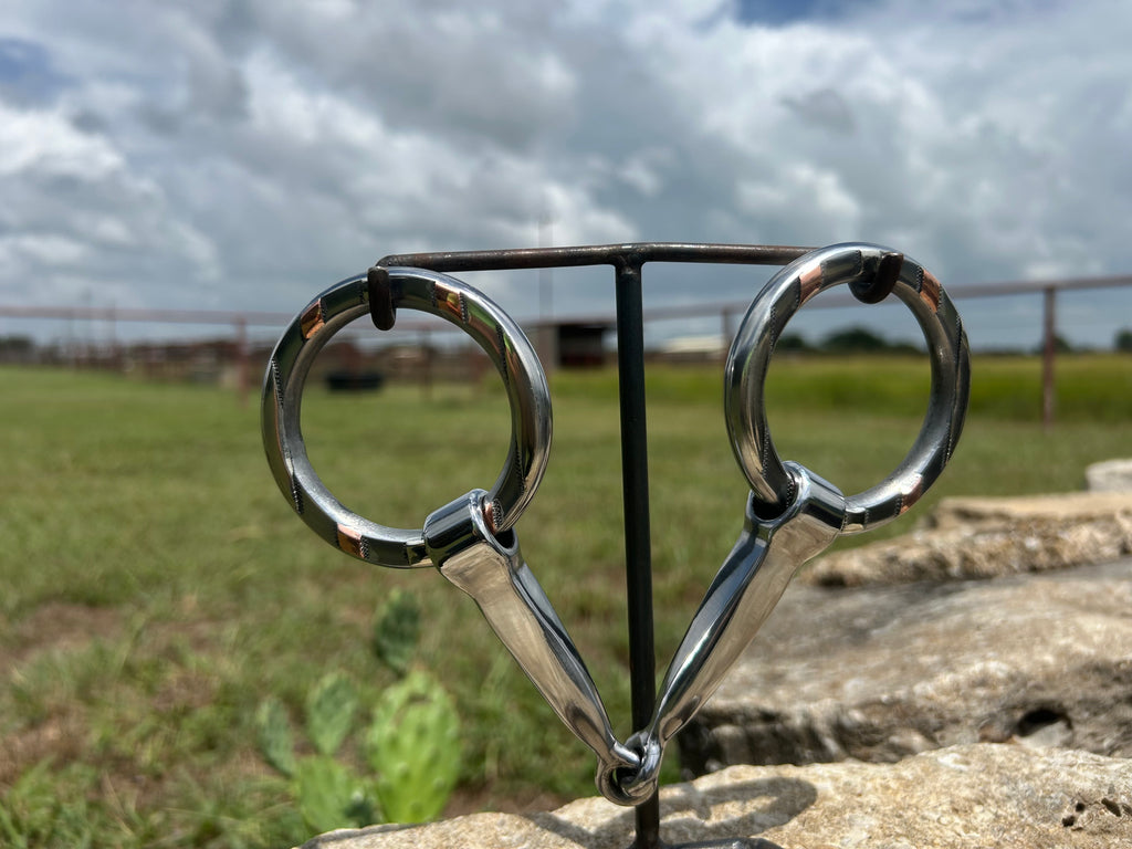Fancy Silver and Copper Mounted O-Ring