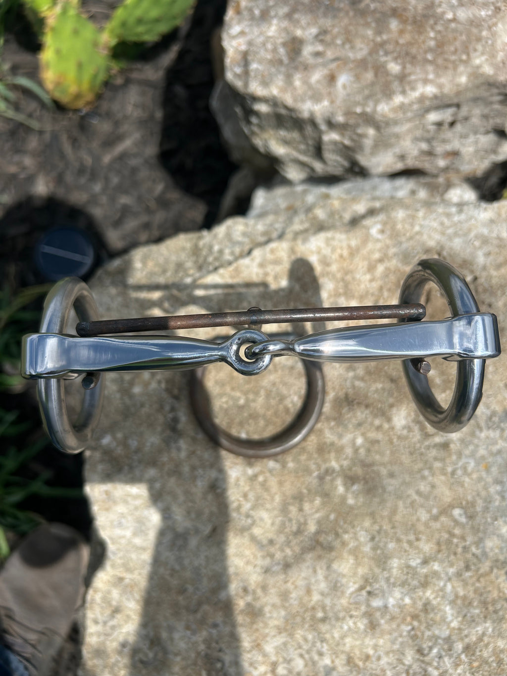 Fancy Silver and Copper Mounted O-Ring