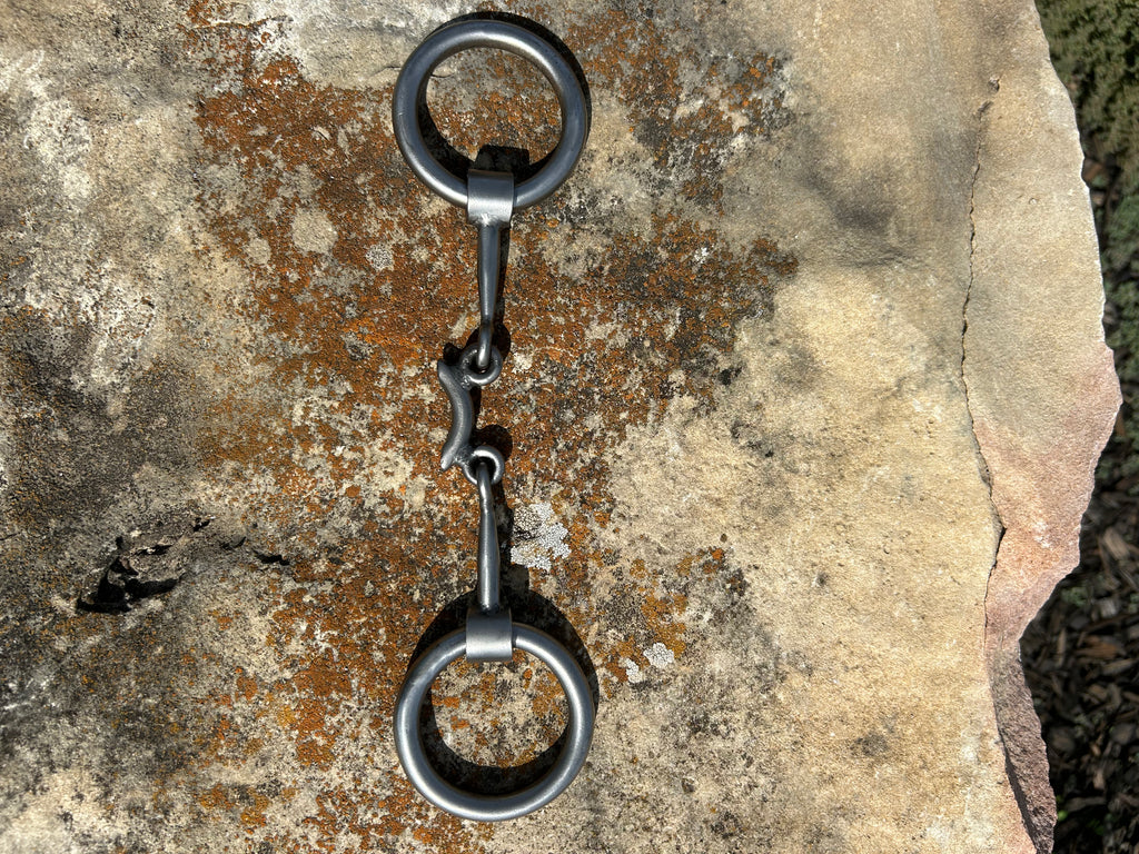 3 piece “prong” O-ring snaffle
