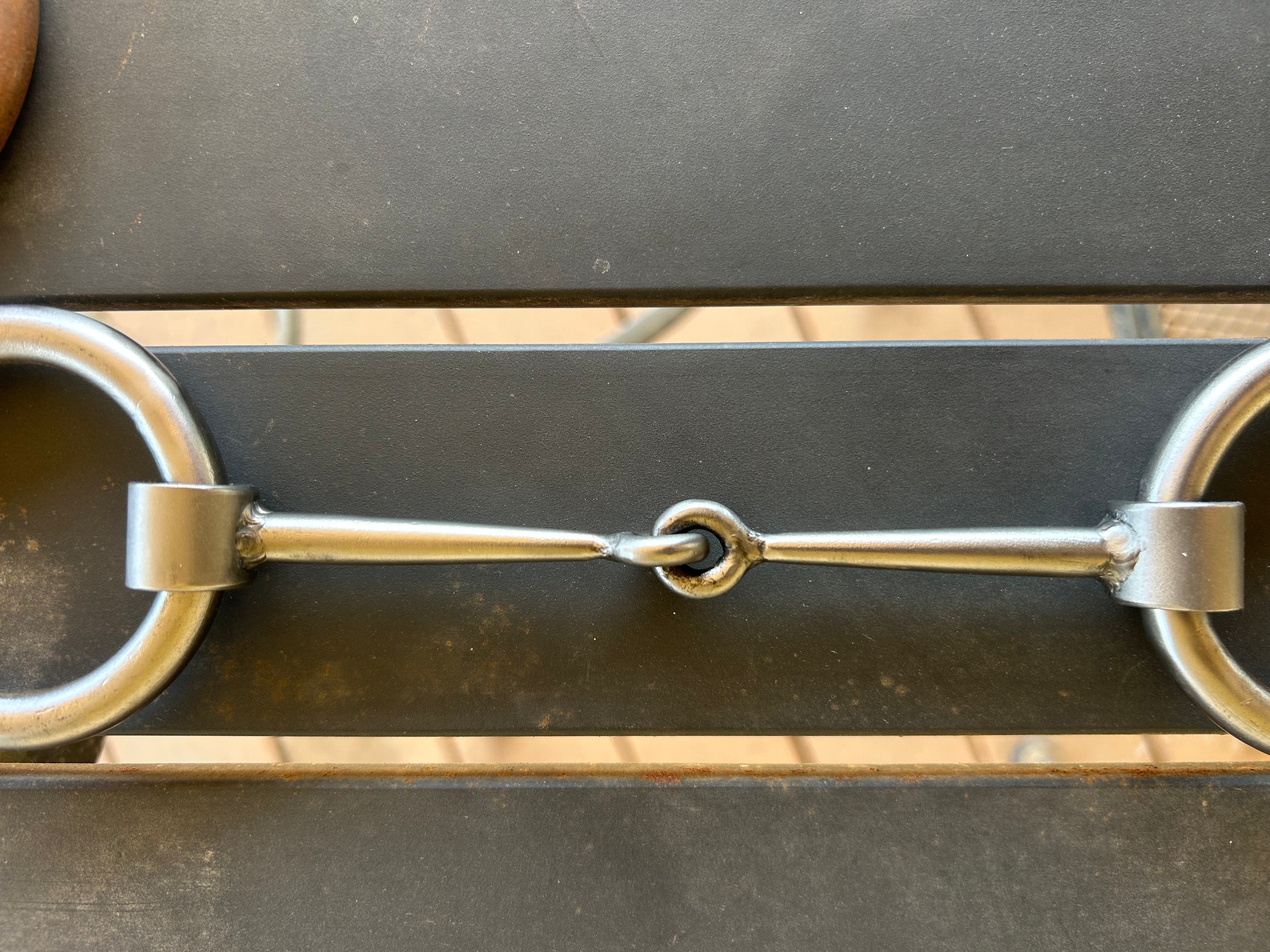 Long taper 5/16” smooth O-ring snaffle