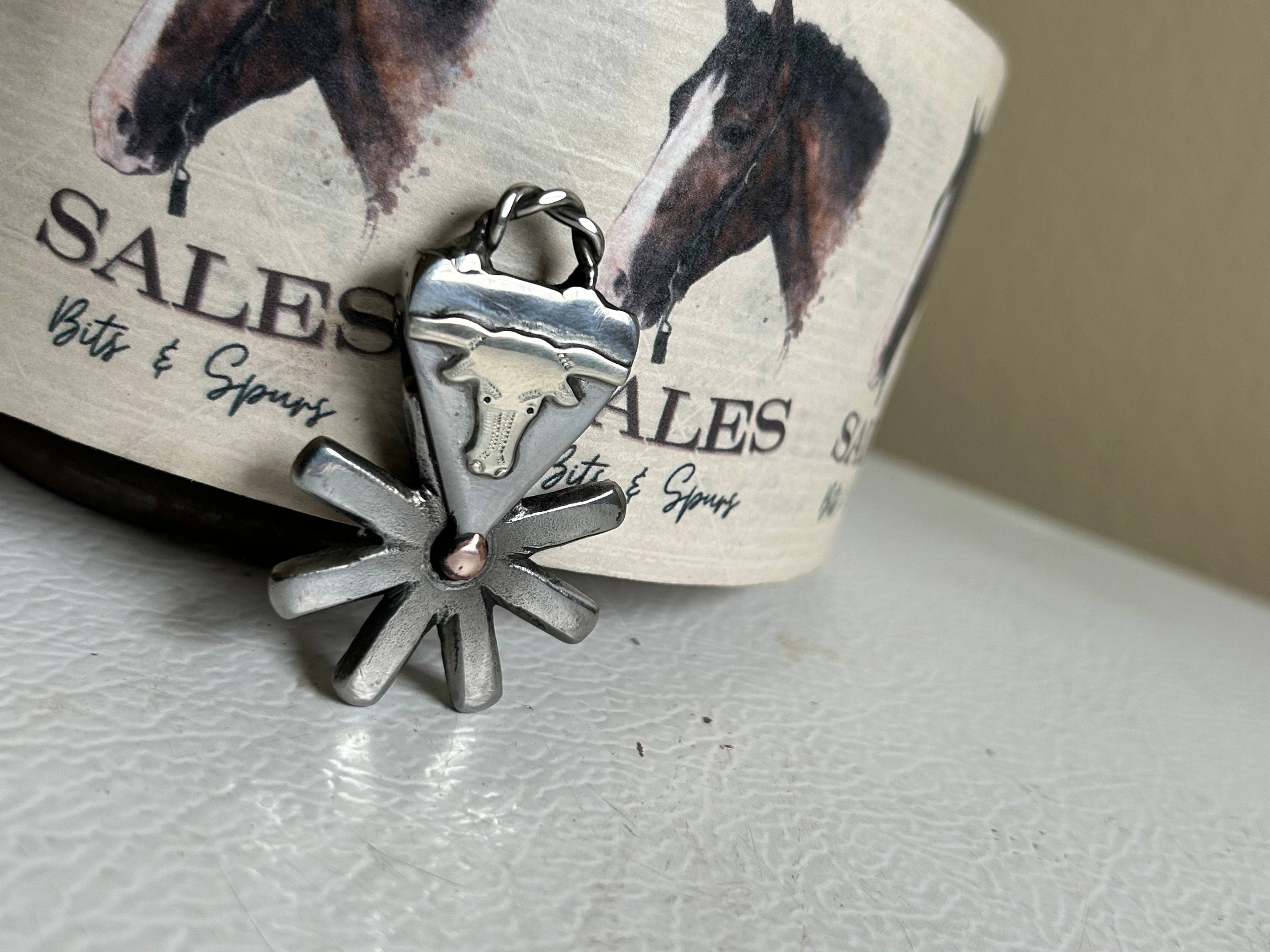Cow head Pendant/Keychain